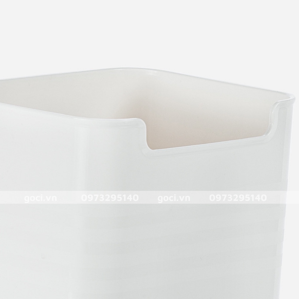 Hộp đựng đồ trang điểm trang sức mỹ phẩm thực phẩm cạnh tủ lạnh đa năng bằng nhựa tiện lợi