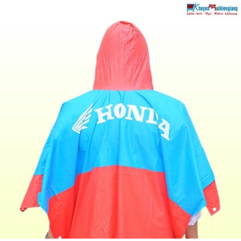 Áo mưa cánh dơi loại lớn nhựa dày dặn Honda