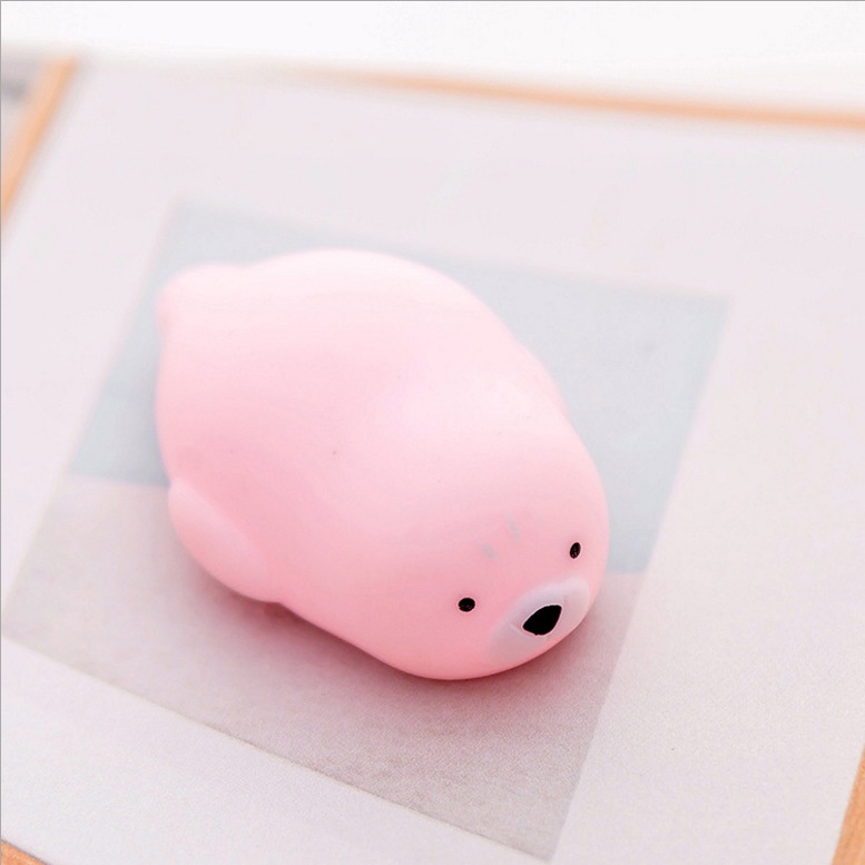 Đồ Chơi Bóp Phát Ra Âm Thanh Hình Gấu Trắng Ttd267 Dễ Thương