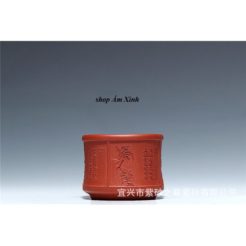 Chén Tử Sa Nghi Hưng Tùng Cúc Trúc Mai 90 ml (Thanh Thủy Nê)