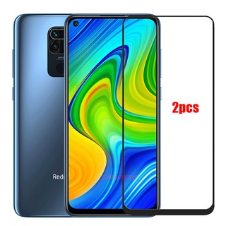 Set 2 Kính Cường Lực Bảo Vệ Toàn Màn Hình 2.5D Cho Redmi Note 9 Xiaomi Redmi Note9 Pro 9 Pro 9H