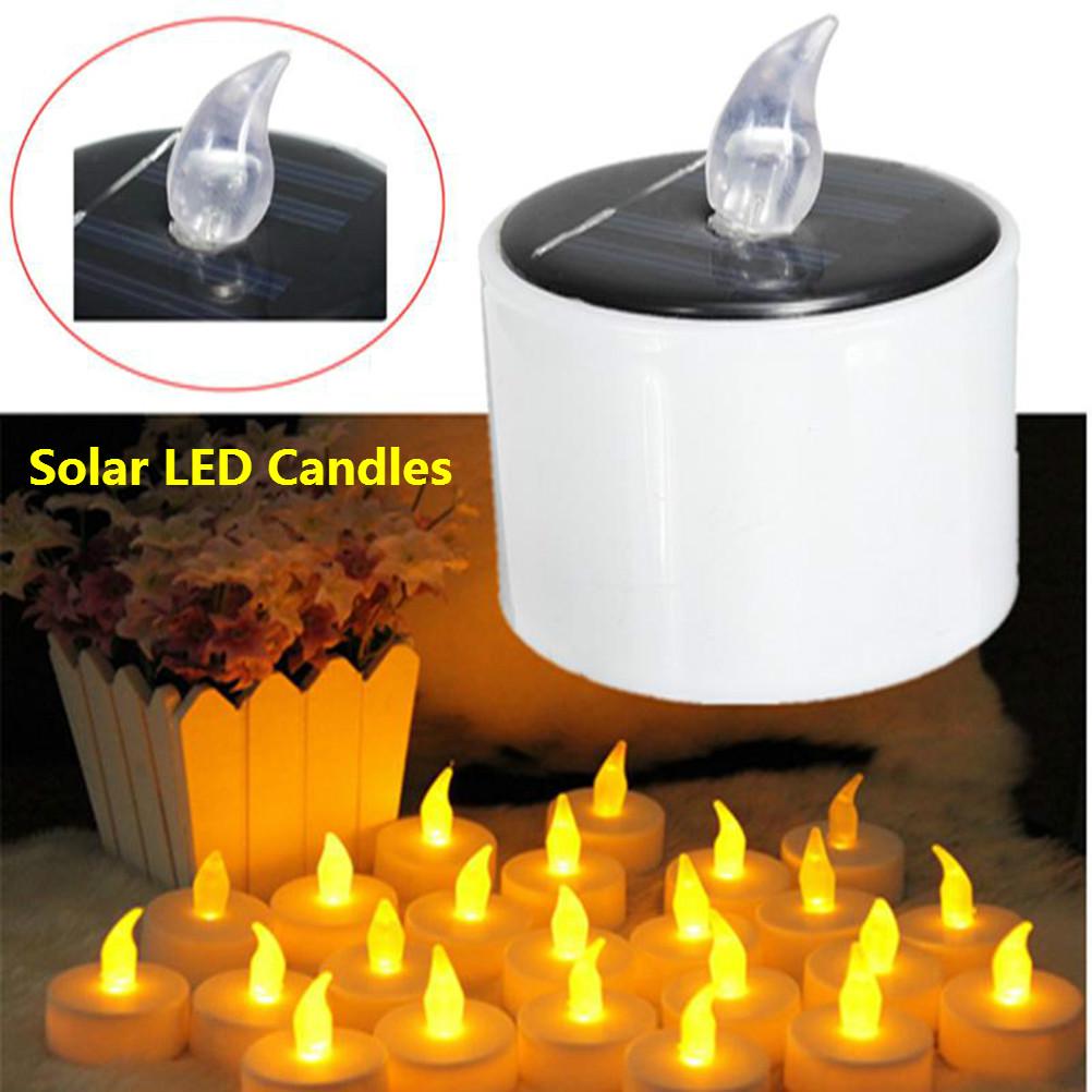 Đèn Led Hình Cây Nến Sử Dụng Năng Lượng Mặt Trời