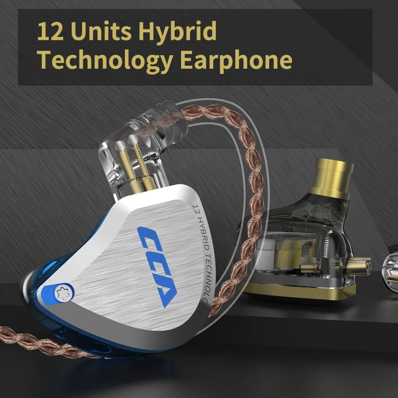 Tai Nghe Nhét Tai CCA C12 Âm Thanh HIFI Sống Động Chất Lượng Cao
