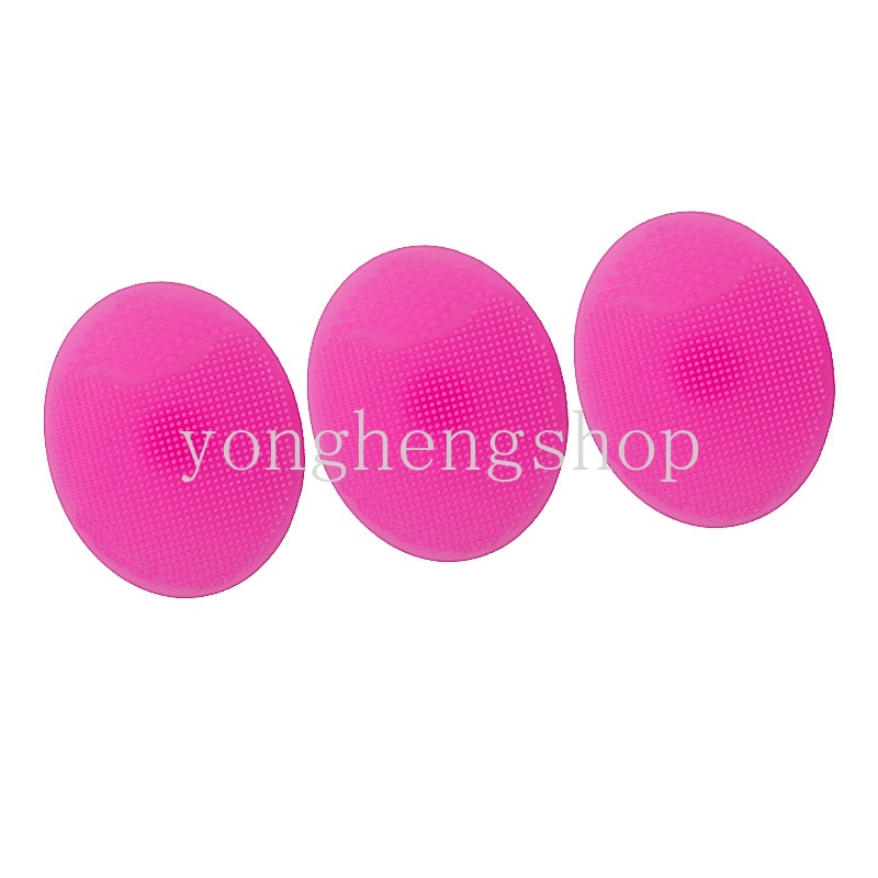 Set 3 Bàn Chải Vệ Sinh Da Mặt Tẩy Tế Bào Chết Tiện Dụng