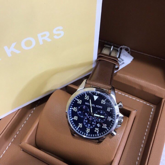 Đồng hồ nam Michael kors MK8362 dây da bò chạy 6 kim fullbox