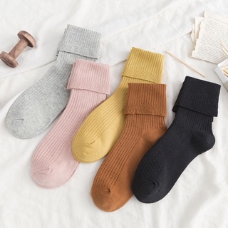 Tất Vớ Nữ Len Gân Cao Cổ Phong Cách Vintage Hàn Quốc Nhiều Màu Chất Len Mềm Mịn Dày Dặn Co Giãn 4 Chiều Thoán Mơ House