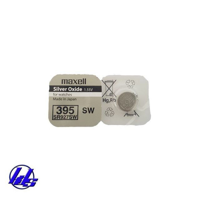 Pin Đồng Hồ đeo Tay Maxell 395 SR927SW silver oxide 1.55v Japan (vỉ 1 viên