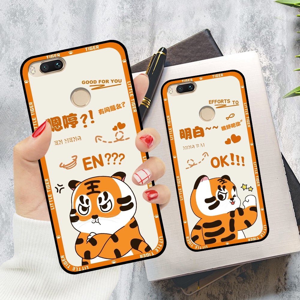 Ốp Xiaomi Mi A1 / Mi 5x in hình cặp đôi doremon, hổ, khủng long dễ thương