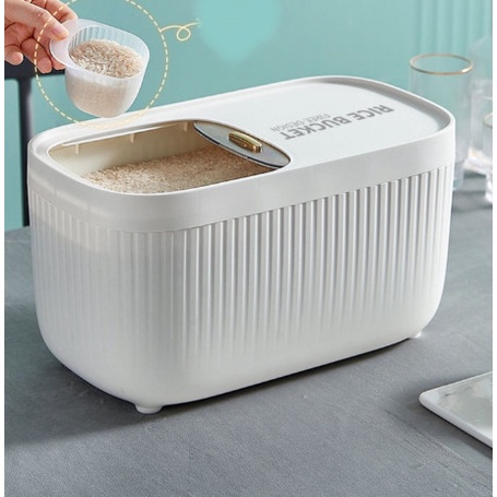 Thùng Đựng Gạo Doron 8102 loại lớn - Chống Ẩm, Chống Mối Mọt - Loại 10kg