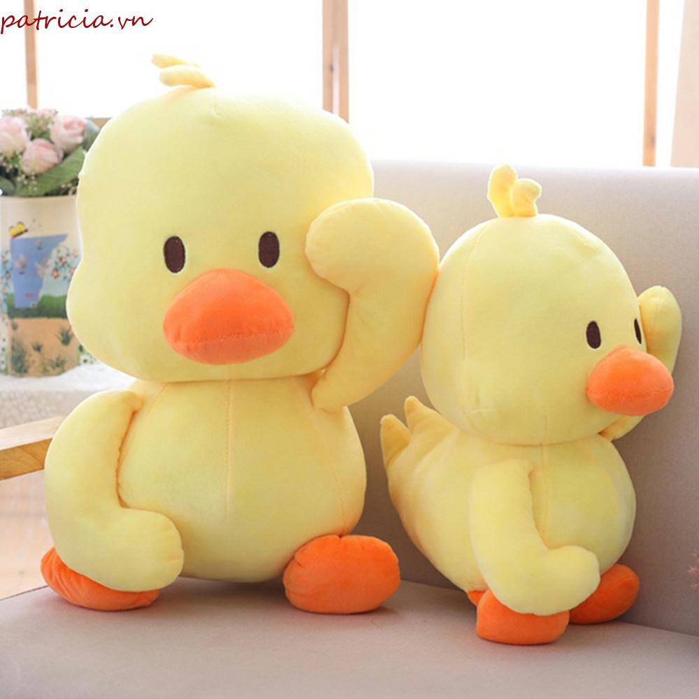 Chú Vịt Nhồi Bông Màu Vàng Dễ Thương Dùng Làm Gối Ôm