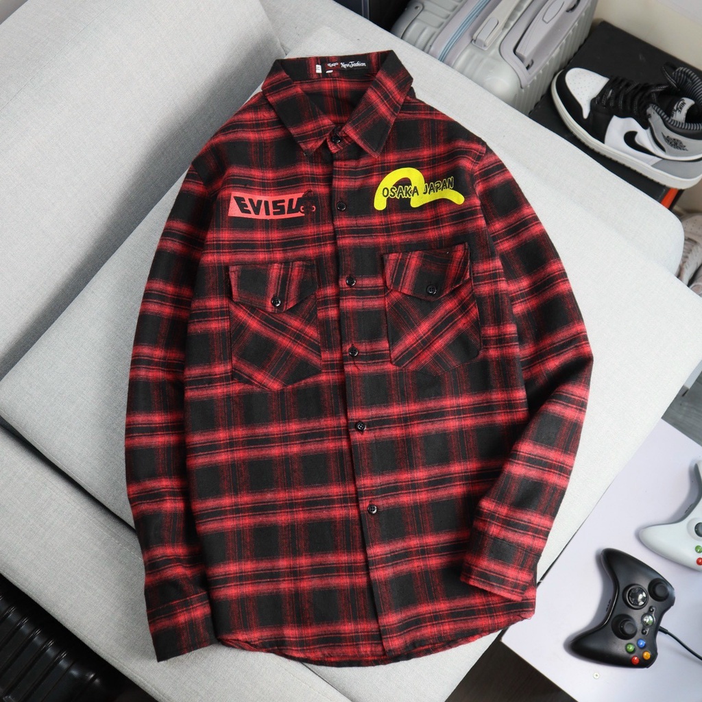 (HCM) ÁO SƠ MI NAM CARO TAY DẢI VẢI COTTON NỈ CAO CẤP THỜI TRANG MỚI MS09 TM