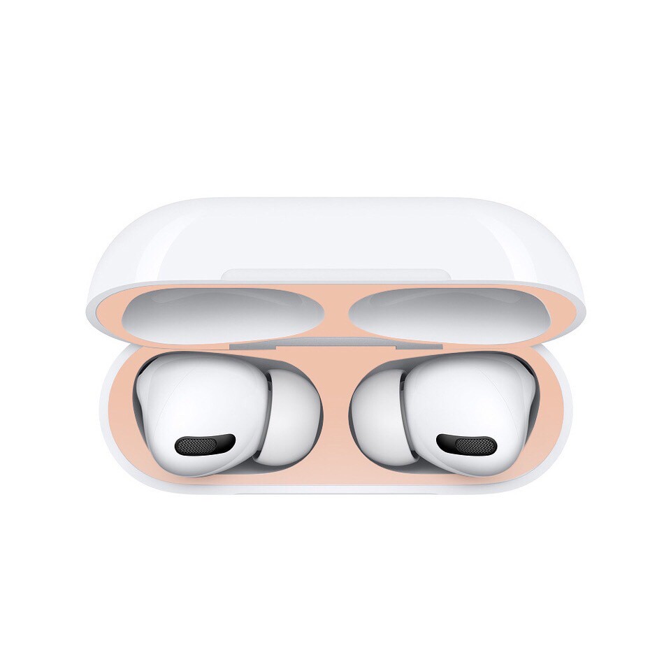 Miếng Dán Kim Loại 0.4mm Chống Nước Chống Bụi Cho AirPods 1 2 3 PRO PRO2 PRO 2 TWS Inpods 12 I12