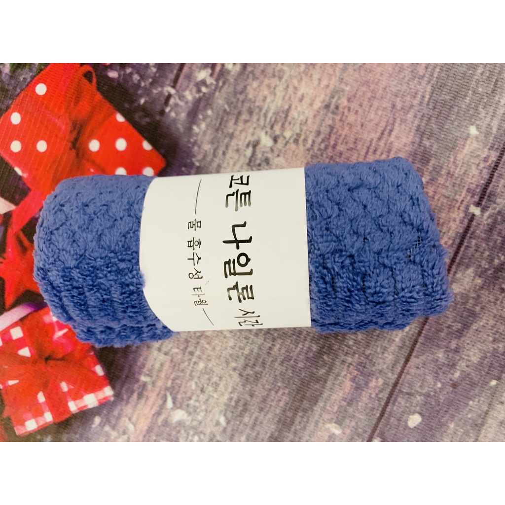 Khăn mặt cotton mịn xuất Hàn 30x50cm - Khăn lau mặt loại đẹp
