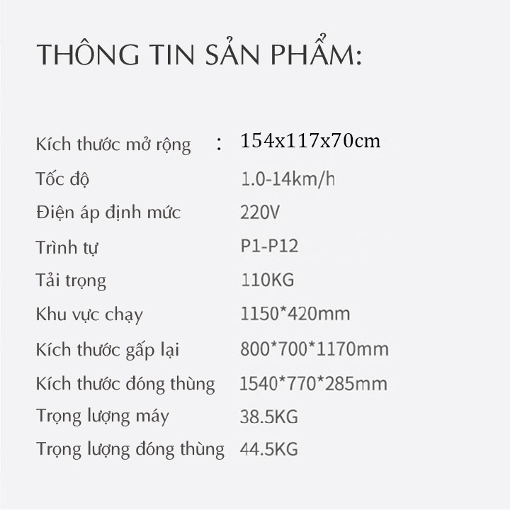 Video Thật - Máy chạy bộ điện Kore Sport 1-14km/h có máy đánh mỡ bụng tải trọng 110kg, Máy chạy bộ gia đình gấp gọn