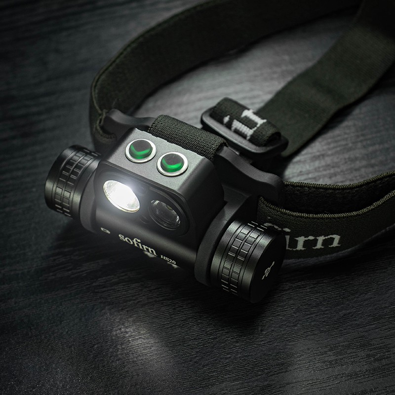 Đèn pin đeo đầu SOFIRN HS20 2400Lumen Type C XHP50.2 LH351D siêu sáng chống thấm nước 2 trong 1 sạc lại được tiện lợi