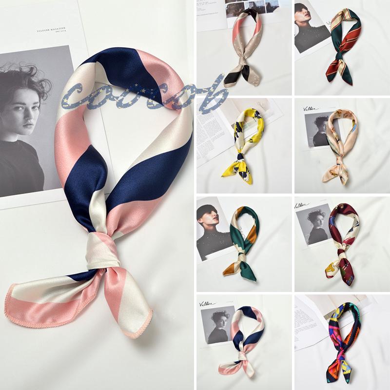 Womens Stylish Silk Square Scarf Bandana Neckerchief Head Neck Wrap Scarves