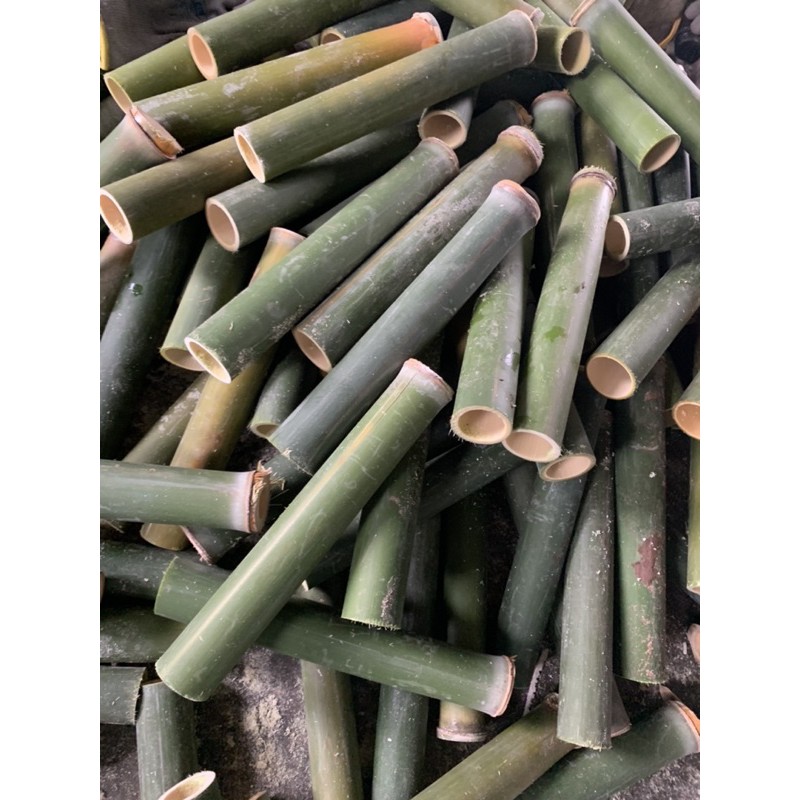 100 ống tre nấu cơm lam