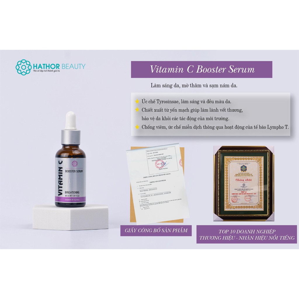 [ 𝐂𝐮̛̉𝐚 𝐇𝐚̀𝐧𝐠 𝐂𝐡𝐢́𝐧𝐡 𝐇𝐚̃𝐧𝐠] 𝑺𝒆𝒓𝒖𝒎 𝑽𝒊𝒕𝒂𝒎𝒊𝒏 𝑪 𝑩𝒐𝒐𝒔𝒕𝒆𝒓 - Sáng Da, Mờ Thâm Hiệu Quả 30ml| 𝐇𝐚𝐭𝐡𝐨𝐫 𝐁𝐞𝐚𝐮𝐭𝐲 | BigBuy360 - bigbuy360.vn