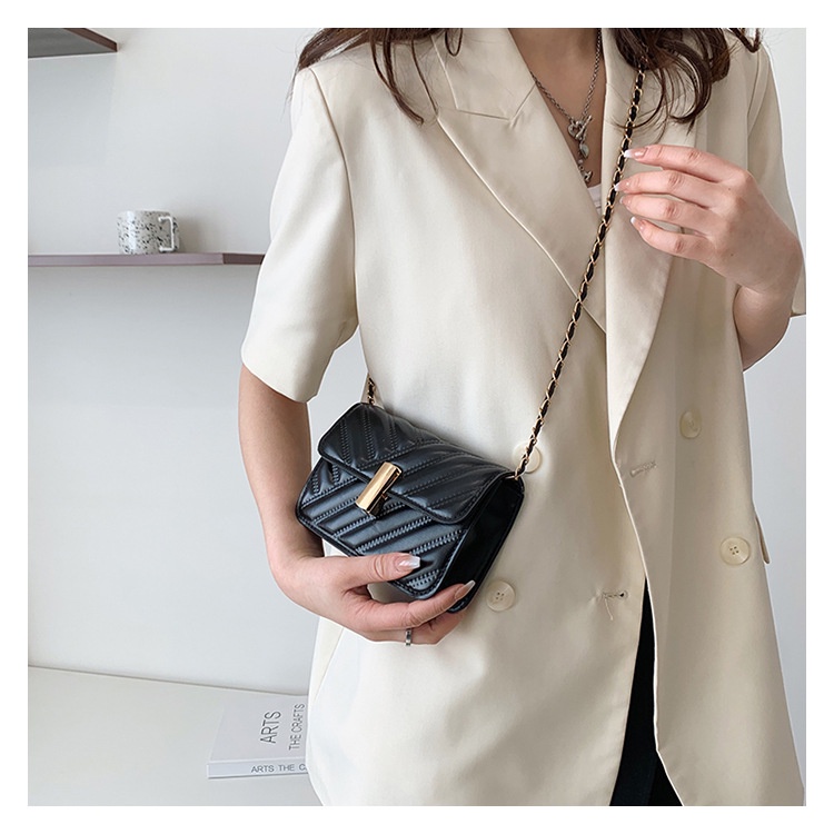 Túi Đeo JASMIN NOIR Chéo Có Dây Đeo Mắc Xích Thiết Kế Sang Trọng Thời Trang Cho Nữ