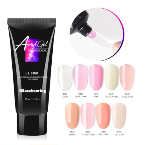 Gel Gum Đắp Nối Móng Gel 15Ml