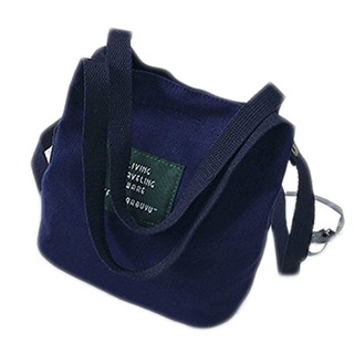 Túi đeo chéo vải bố mini cho nữ