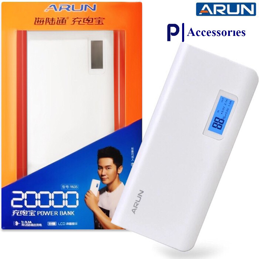 Sạc Dự Phòng Chính Hãng Arun 20000mah