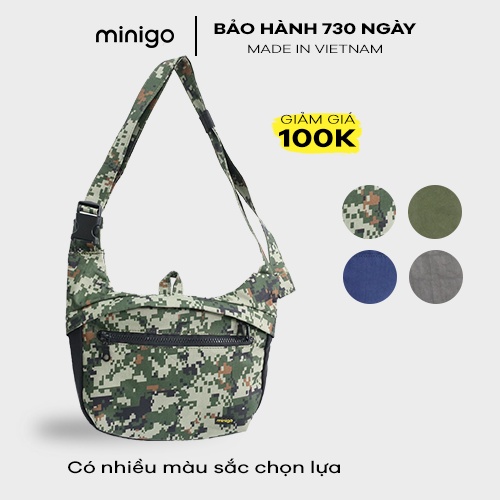 Túi đeo chéo Slim Hobo Bag chất liệu vải trượt nước thiết kế unisex năng động nhiều Màu