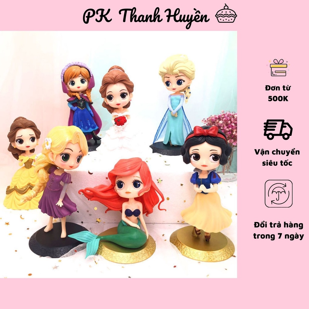 Phụ kiện trang trí bánh sinh nhật, bánh kem - búp bê công chúa