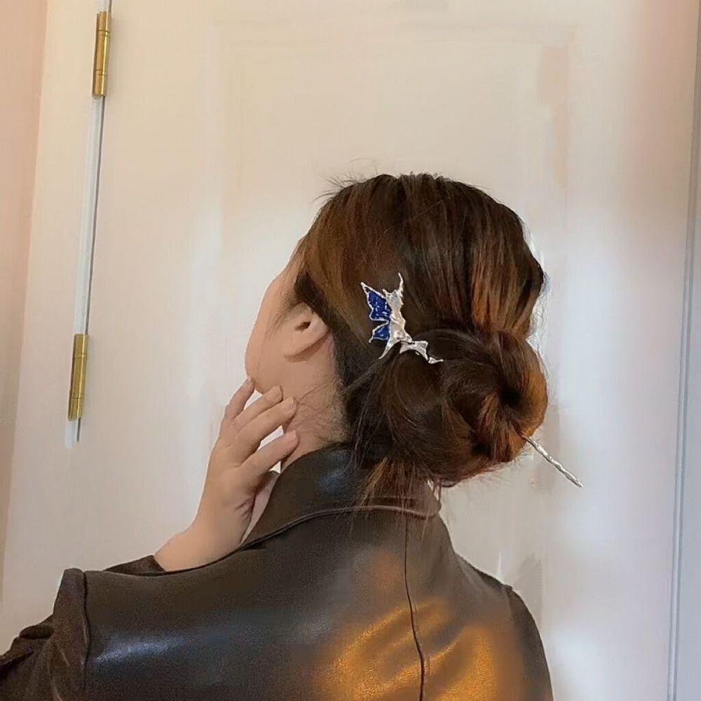 Trâm Cài Tóc Dáng Dài Thiết Kế Không Đồng Đều Thời Trang Theo Phong Cách Pháp Cho Nữ