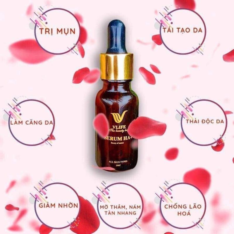 [CHÍNH HÃNG] SERUM HA PLUS [HA+] VLIFE LỌ 20ML - TINH CHẤT DƯỠNG DA CHỐNG LÃO HÓA CAO CẤP