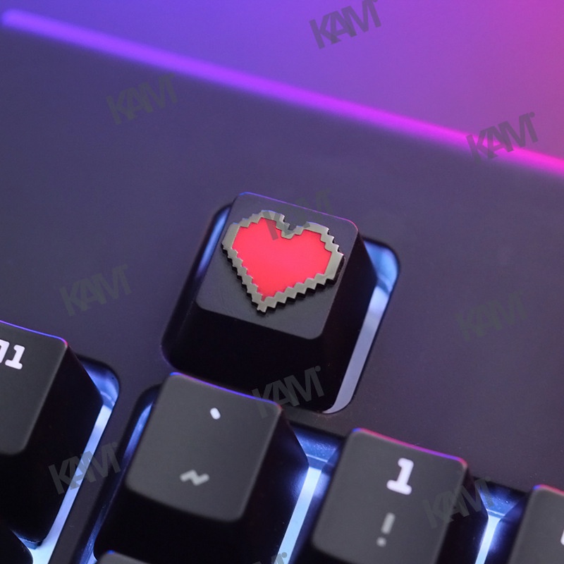 Bộ Phím Rời Bằng Nhôm Dập Nổi Họa Tiết Hoạt Hình Pikachu 3D Cho ESC kaih Cherry Mx RK87