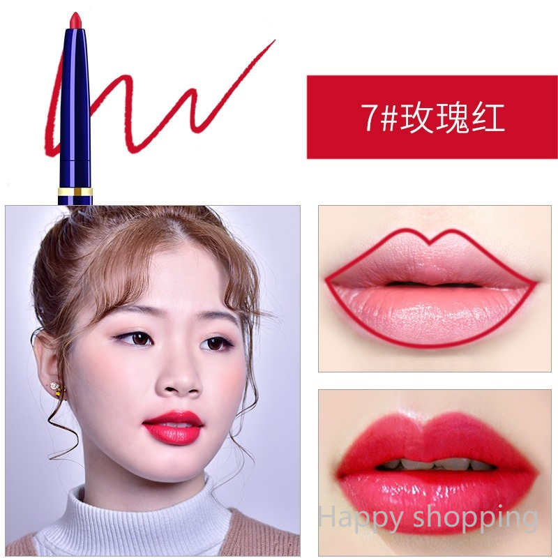 (Hàng Mới Về) Chì Kẻ Viền Môi Hai Đầu Màu Sắc Thời Trang | BigBuy360 - bigbuy360.vn