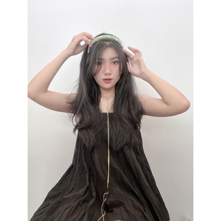 Cài tóc chấm bi phong cách vintage - Băng đô tóc retro chấm bi