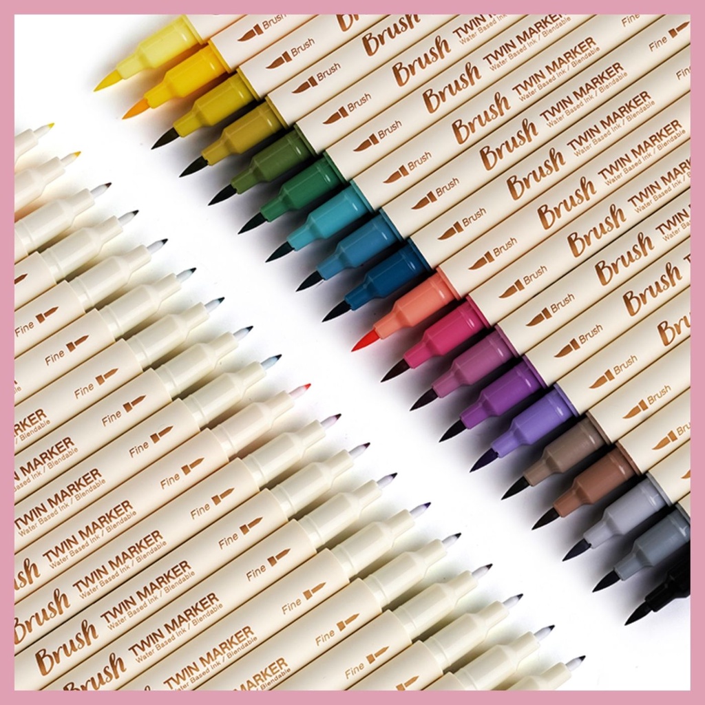 Set 3 bút lông Winzige nhiều màu sắc xinh xắn tiện dụng