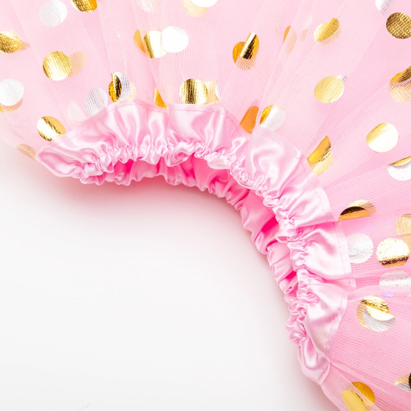 Haha Chân Váy Lưới Tutu Co Giãn Phối Đèn LED Cho Bé Gái Tập Múa Ballet