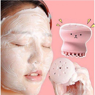 Cọ rửa mặt bằng silicon hình bạch tuộc sáng tạo tiện dụng 