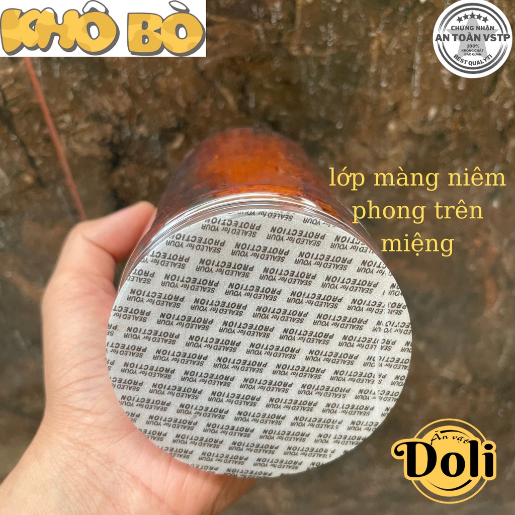 [Mã GROXUAN1 giảm 8% đơn 150K] Khô bò miếng đập dập mềm 300gr - Khô Bò Hồng Ngự - Khô Bò Nhà Làm Cực Sạch Và Ngon - DOLI | BigBuy360 - bigbuy360.vn