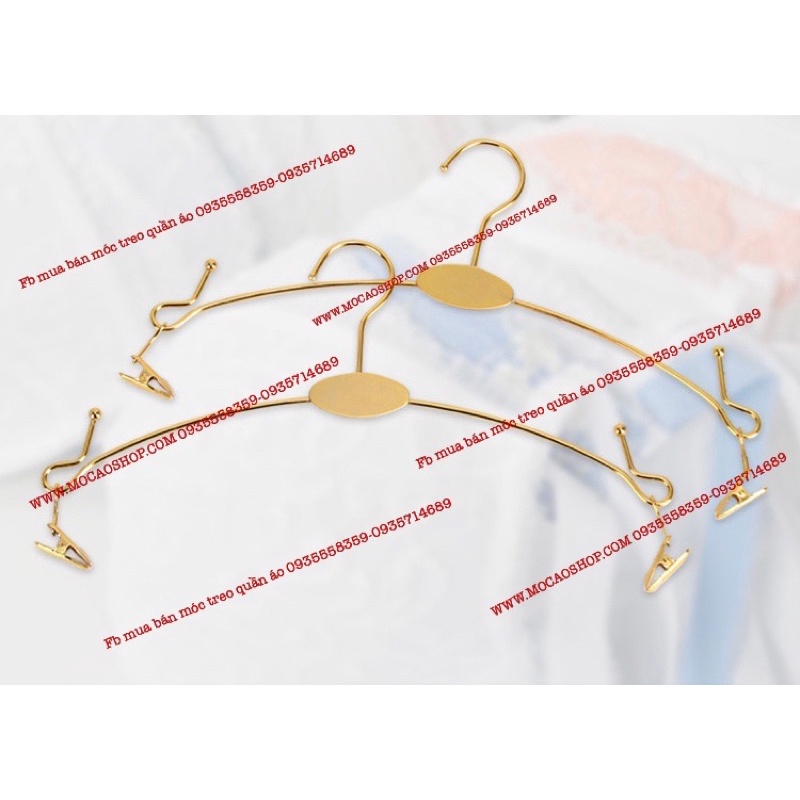 Combo 20 móc treo đồ lót, bikini , đồ bơi kim loại cao cấp