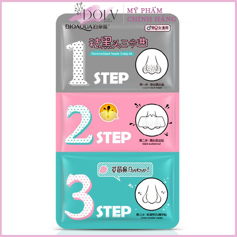 Set lột mụn đầu đen Bioaqua