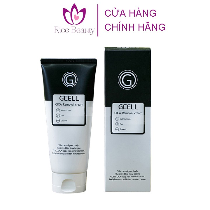 Kem Tẩy Lông Gcell Hàn Quốc Tẩy Lông Vùng Kín, Bikini, Nách, Chân, Tay, Bụng, Ngực Dễ Dàng 100ml - R