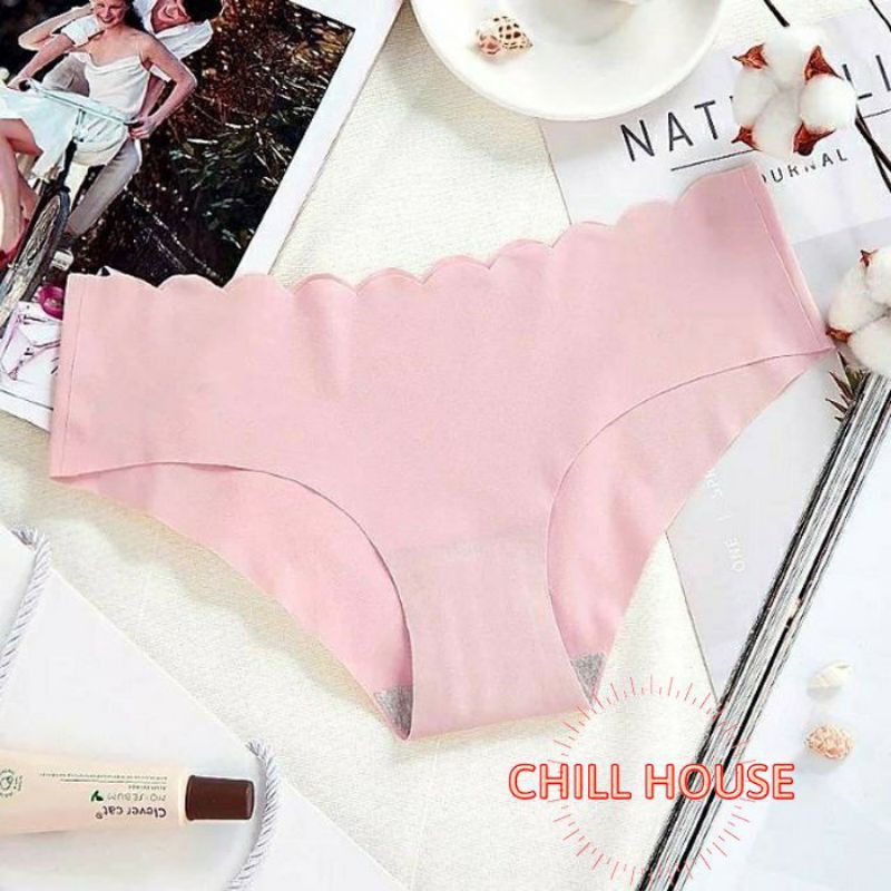 Quần lót đúc su không đường may cạp viền sóng siêu đẹp 1033 - CHILLHOUSE