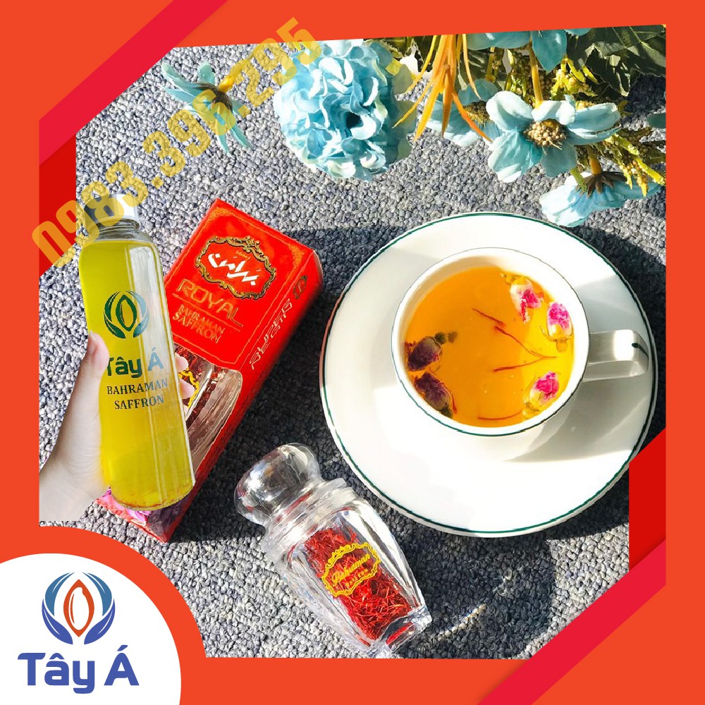 SAFFRON BAHRAMAN TÂY Á 2 GRAM Bahraman Super Negin |Nhụy hoa nghệ tây IRAN nhập khẩu