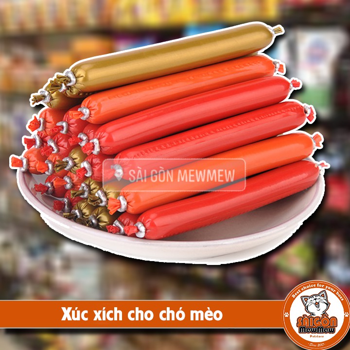 Lẻ 1 cây xúc xích cho chó mèo