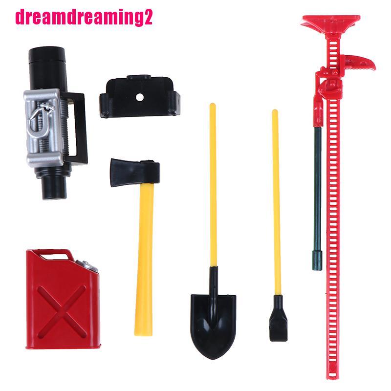 [Dream]6Pcs 1/10 crawler truck scale plastic accessory tools for scx10 d90 RC toy