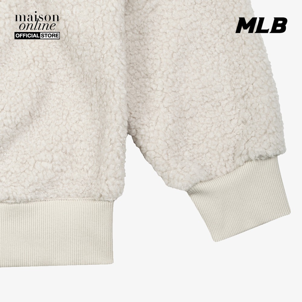 MLB - Áo sweatshirt phom suông tay dài Wool Fleece MLB LIKE Overfit Brushed 31MTF2061-50B