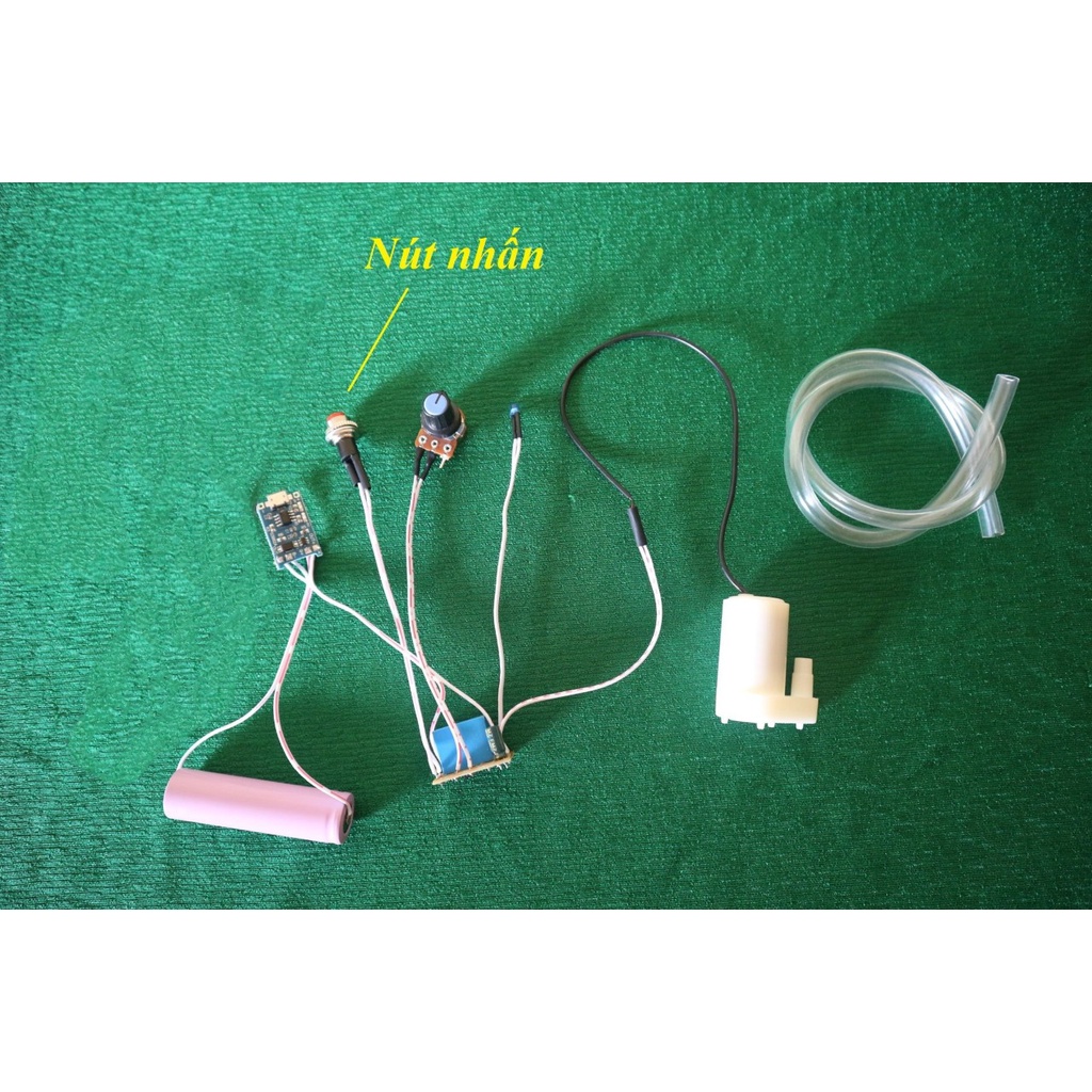 Combo Mạch Chế Bình Rót Rượu Tự Động 3v7 Hàn Sẵn