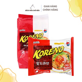 Lốc 10 GÓI Mì Ăn Liền Hàn Quốc KORENO JUMBO Vị Kim Chi - 1KG [Date Mới] [Hàng Chính Hãng]
