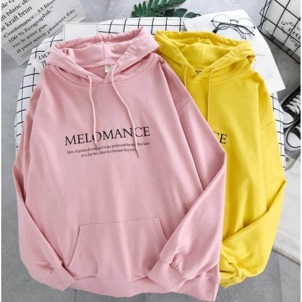 ÁO HOODIE CHUI ĐẦU NAM NỮ PHỐI CHỮ TAY DÀI CÓ NÓN SIEU ĐẸP TEEN