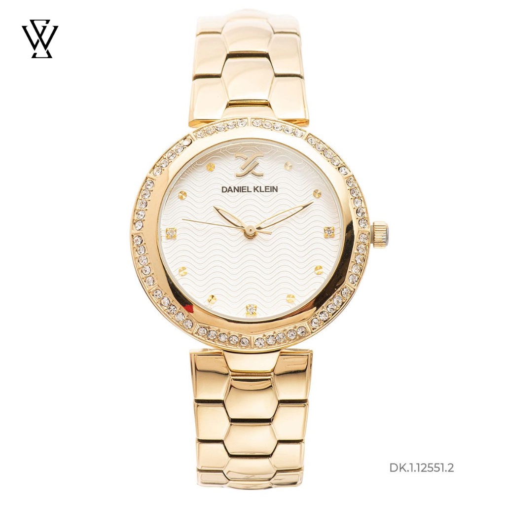 Đồng Hồ Quartz Nữ Daniel Klein Premium Ladies WATCHSTORE DK.1.12551.2 Mặt Kính Khoáng 35mm, Dây Kim Loại, Vỏ Thép