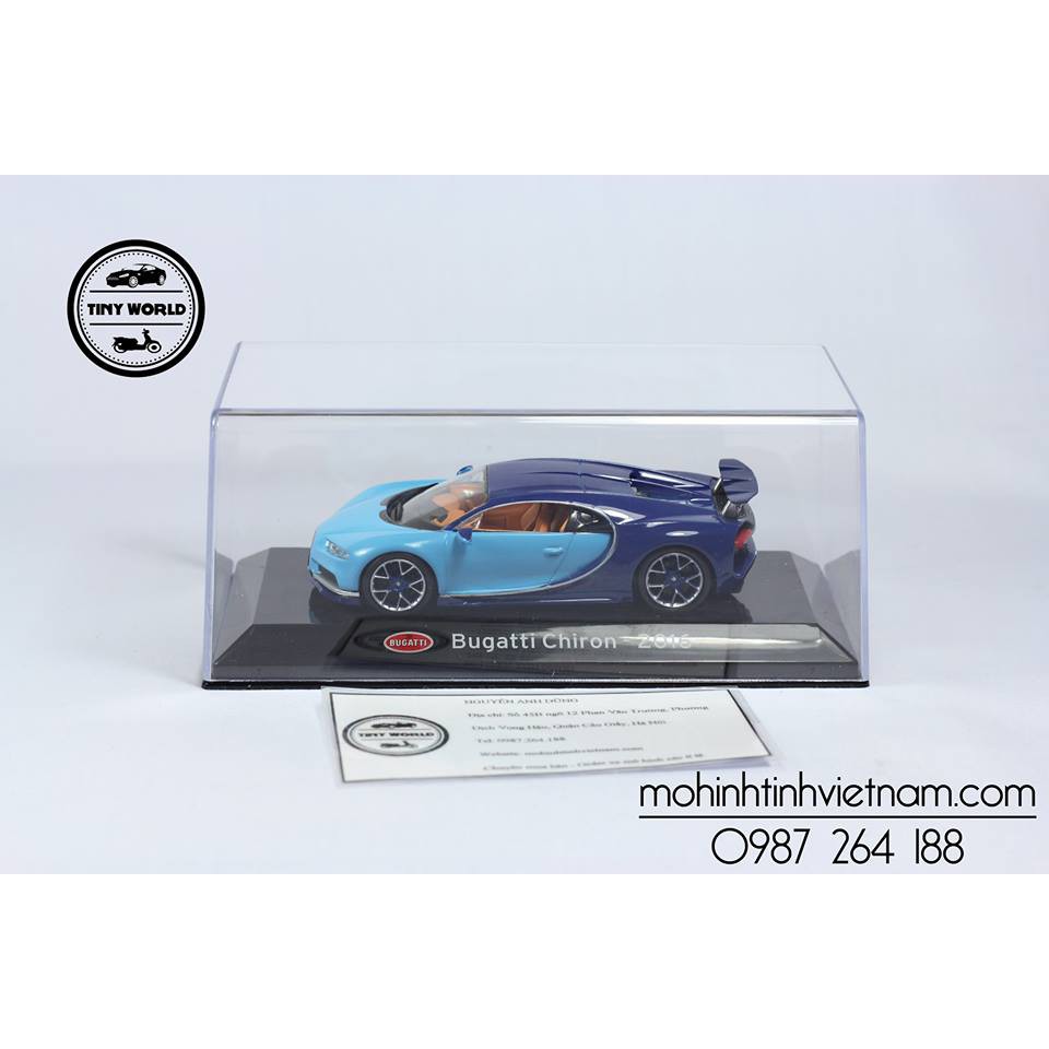 MÔ HÌNH Ô TÔ BUGATTI CHIRON 2016  1:43 LEO MODEL